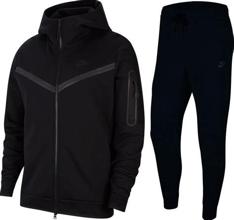 nike tech trainingspak zwart|Nike tech pak.